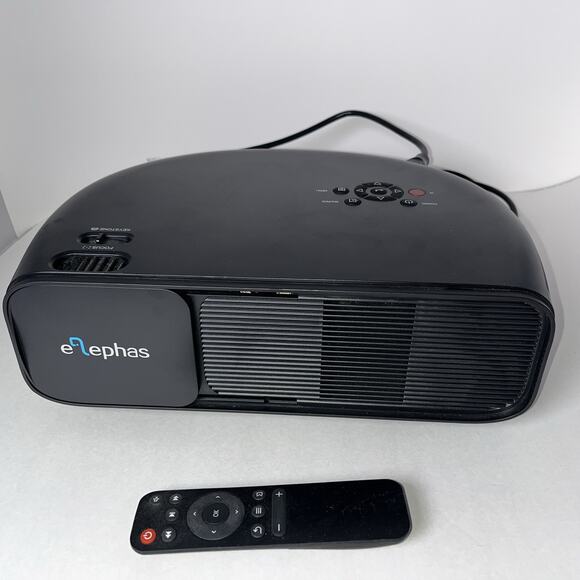 720P HD LED Movie Projector, with 3000:1 Contrast Support HDMI USB VGA Smartphon - Picture 4 of 8